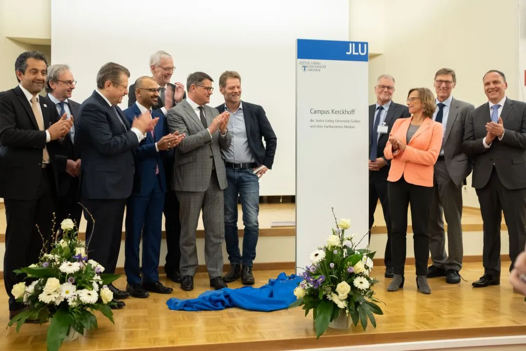 Mit einem Festsymposium ist in Bad Nauheim der Campus Kerckhoff der Justus-Liebig-Universität Gießen (JLU) und ihres Fachbereichs Medizin feierlich eröffnet worden. Foto: Rolf K. Wegst